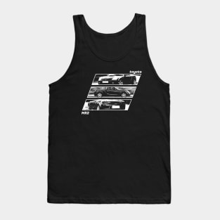 TOYOTA MR2 MK3 Black 'N White Archive 2 (Black Version) Tank Top